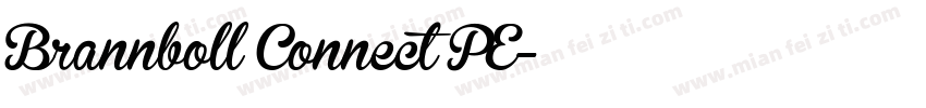 Brannboll Connect PE字体转换